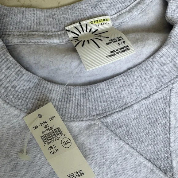 OFFLINE By Aerie Cloud Fleece Oversized Crewneck Sweatshirt - Picture 12 of 12